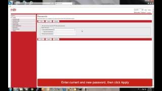 User Mailbox Password Change