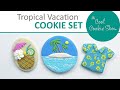 Tropical Vacation Cookie Set