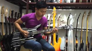 Gitar Synyster Gates plus ampli siap pakai