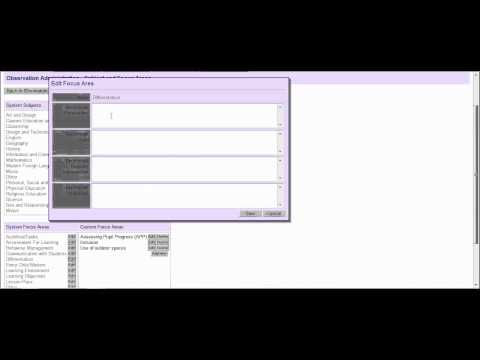 Lesson Observations -