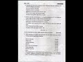 3rd semester Cost Accounting Question paper