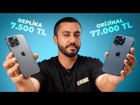 ÇAKMA iPHONE 15 PRO MAX İLE ORİJİNALİNİ KIYASLADIM !!