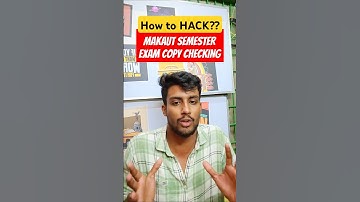 🚨HACK MAKAUT Exam Copy Checking TIPS****😱 #viral #makaut #shortsfeed
