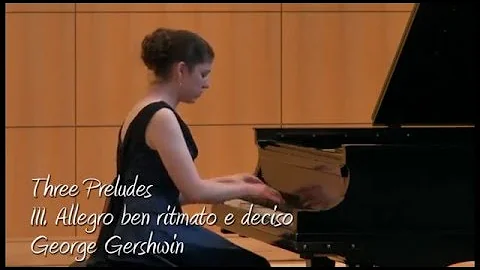 Three Preludes   III  Allegro ben ritmato e deciso   Gershwin