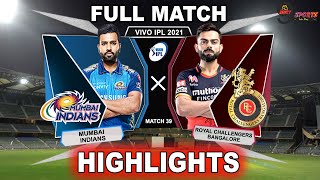 RCB VS MI HIGHLIGHTS 2021 MATCH 39 PHASE 2 | Mumbai Vs Bangalore Match 39 IPL 2021 |#RCBvMI