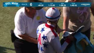 Path To Power (GB) wins race 6 at Del Mar 8/8/26
