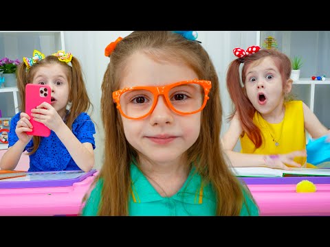 أفضل مجموعة مقاطع فيديو وإيفا برافو وقصة عن المدرسة والصداقة والألعاب قصة صداقة مضحكة