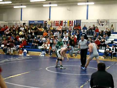 Patrick Rooney battling during the BBE wrestling invite - 12/3/10