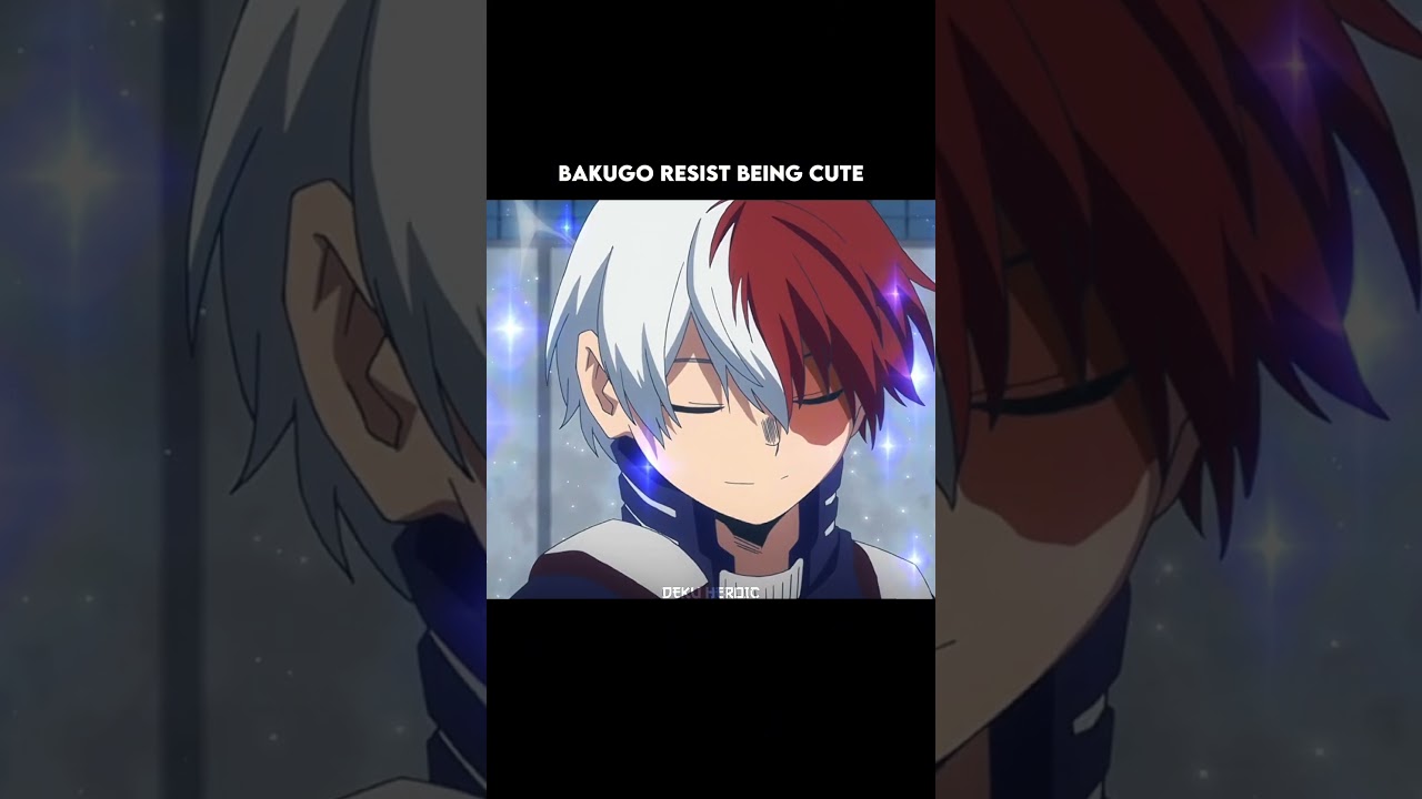 Bakugo resist being cute 💀😂 