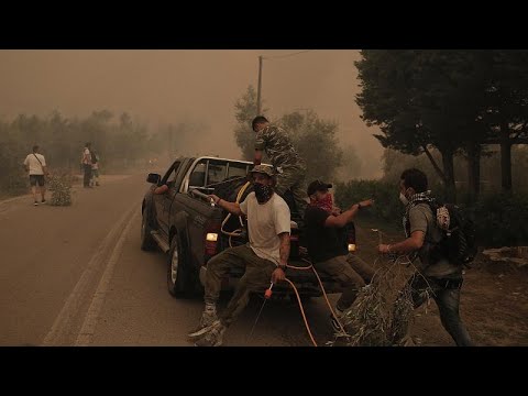 Πυρκαγιά στη βόρεια Εύβοια: Μάχη με τις φλόγες από χωριό σε χωριό…