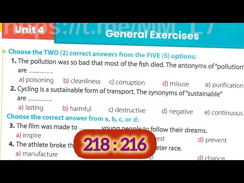حل من صفحة 216 218 اولي ثانوي ترم اول 2026 كتاب جيم Gem انجليزي علي Unit 4