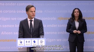 Statement van MP Rutte, Minister De Jonge en OMT-voorzitter Van Dissel van 18 december 2021