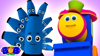 Ten Blue Bottles + More Nursery Rhymes & Kids Music by Bob The Train