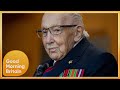 GMB Sends Best Wishes to Sir Captain Tom Moore in Hospital | Good Morning Britain