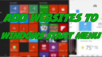 How to Add Website Shortcuts on Windows 10 Start Menu Using MS Edge