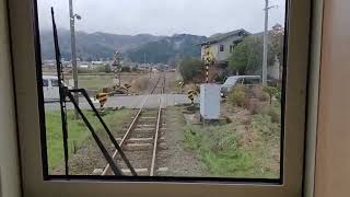 南阿蘇鉄道 終点高森駅到着 JR・私鉄全線踏破達成の瞬間-The moment when I complete all JR and private railway lines