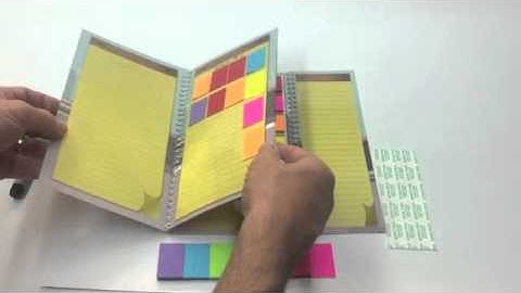 Sticky Note Book for Organizing Tasks