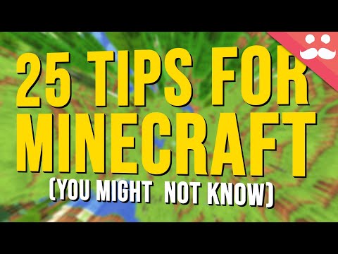 Minecraft के लिए 25 टिप्स जो आप शायद नहीं जानते होंगे