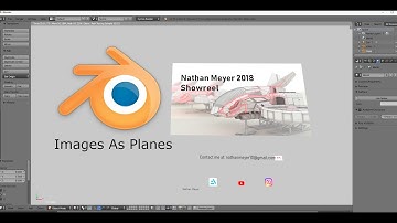 How to Import Images As Planes "Blender Tutorial"