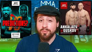 UFC Oklahoma City PREDICTIONS! Ankalaev vs Guskov New UFC Abu Dhabi Main Event, UFC News - LIVE