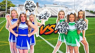 WE BECAME CHEERLEADERS FOR A DAY!!