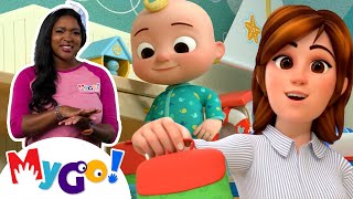 Back to School! | MyGo! Sign Language For Kids | CoComelon - Nursery Rhymes | ASL