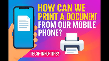 ከሞባይል ስልካችን ዶክሜት እዴት ፕሪንት ማድረግ እንችላለን/How can we print a document from our mobile phone?