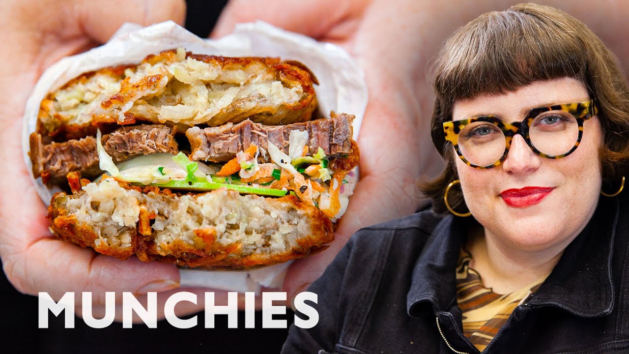 The Brisket and Latke Sandwich - A Hanukkah Double Down | Munchies