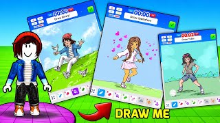 Full Body Drawing on Roblox Draw Me - EASY Method for Beginners!