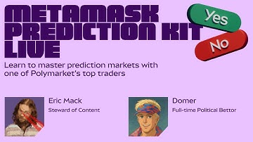 MetaMask Prediction Kit Live w/ @Domahhhh