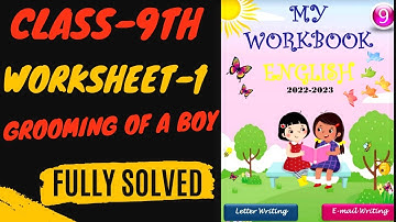 #pseb class-9th worksheet 1 (Happy prince) English  workbook solution