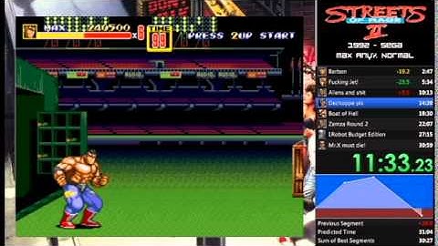Streets of Rage 2 - screen exit glitch