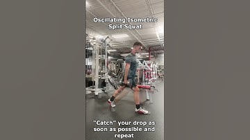 Oscillating Isometric Split Squat