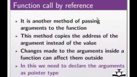 19  Function Call  ( spoken tutorial )( IIT Bombay ) Tamil