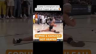 Sophie Cunningham and Kahleah Copper got spicy 🥵 #shorts #wnba