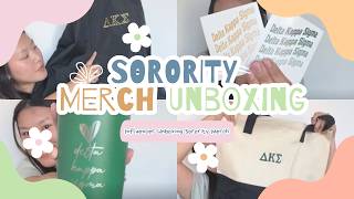 Sorority Merch Unboxing 🎁