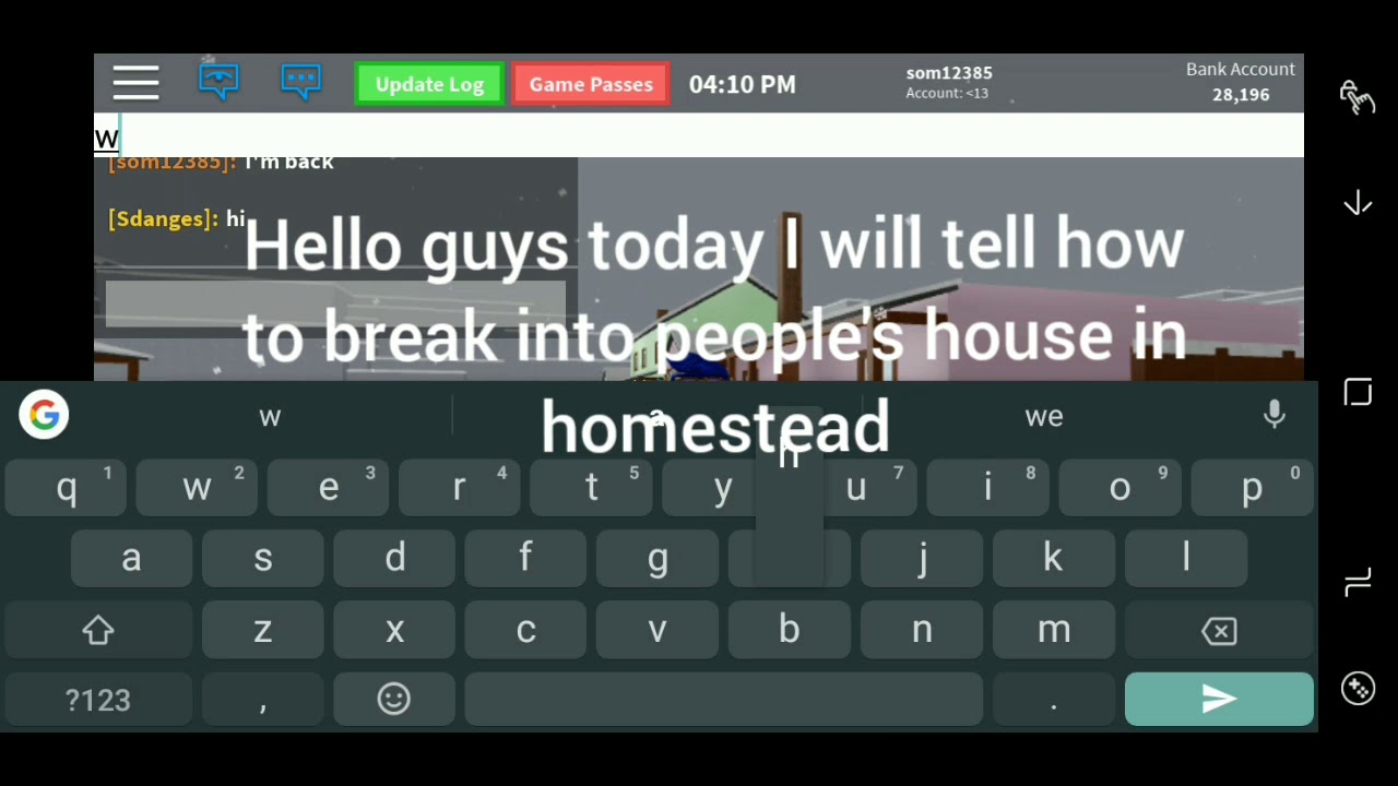 How To Break Into People S House In Homestead Roblox By Rise And Shine - jonesgotgame roblox password