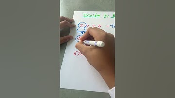 Dividing by 5 Trick #shorts #easy #math #trick #viral #hack #nice #fun #divide