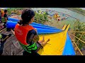 Adrenaline Fueled Slide &amp; Fly Waterslide at Udon Waterworld Waterpark Thailand