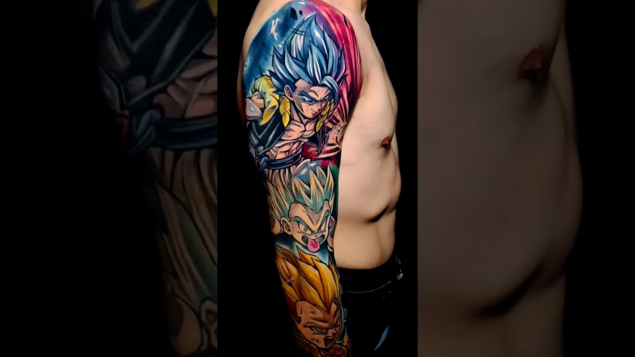Dragonball sleeve - tattoo by dave.vero.ink