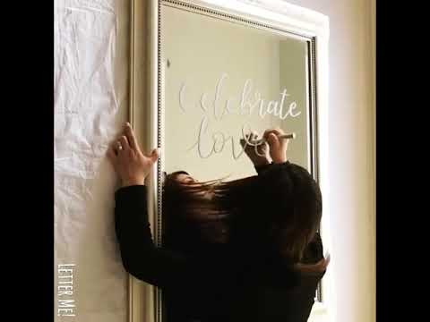 Writing on Mirrors with Kassa Chalk Markers 