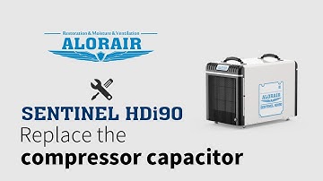 How to Replace the Compressor Capacitor - Sentinel HDi90 Crawl Space & Basement Dehumidifier