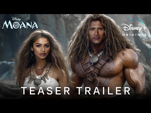 MOANA Live Action - Official Trailer (2024) Zendaya, Dwayne Johnson | Disney+