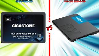Gigastone vs Crucial 4TB SSD | Power Protection vs Pure Efficiency