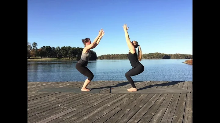 Debbie Workman and Wendy Sphinx at Oak Hollow Lake...