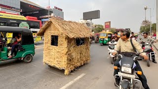 चलता फिरता घर On Road 🤯🤯|| House Car On Road || Jhopdiwali Tarzan- The Wonder car ||Creative Science