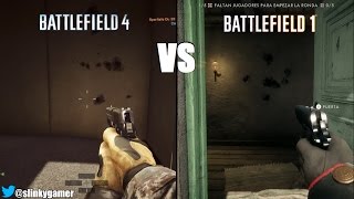 Battlefield 1 vs Battlefield 4 - Graphics and Sound Comparison Gameplay