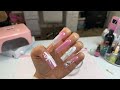 Watch me soak off nail acrylic nails