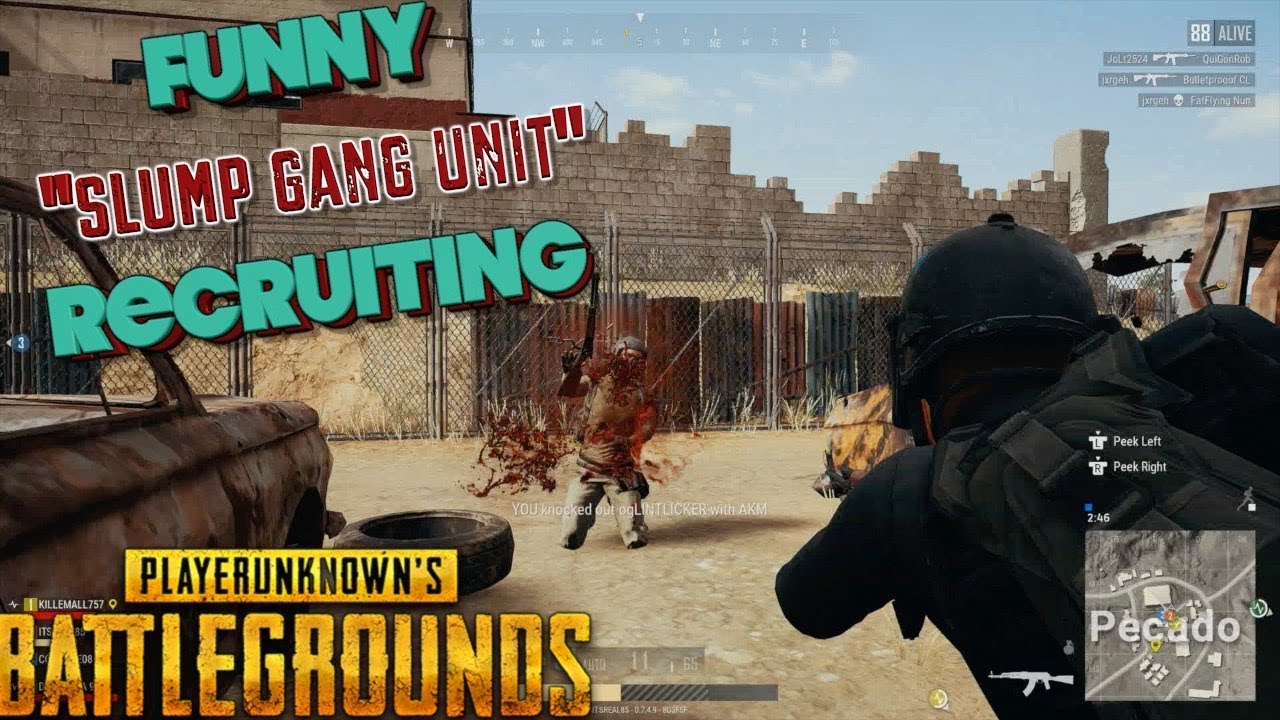 FUNNY "SLUMP GANG UNIT" RECRUITING ON PUBG! ( READ DESCRIPTION )