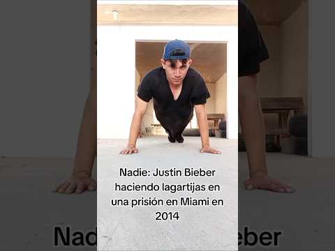 Justin Bieber Push-Ups 😂🔥 #fypシ #justinbieber